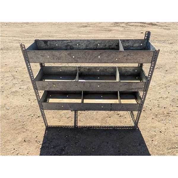Metal Tool Shop Shelf (Fine Condition) 34"x39"x12"