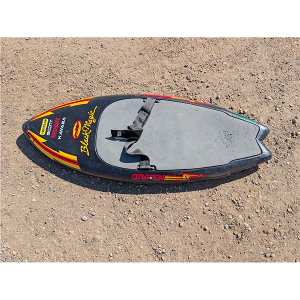 Oren FMF Black Magic Water Knee Board 55" (Ok Condition)