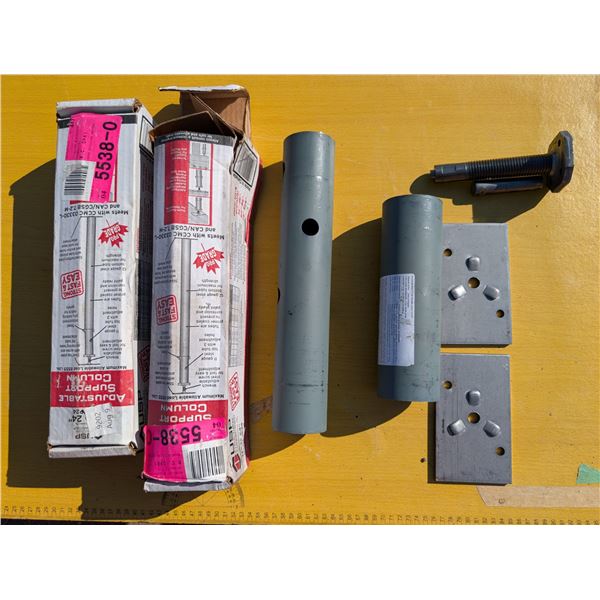 (2) Adjustable Support Columns USP Structural Connectors w/ Original Box