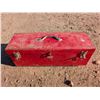 Image 1 : Red Tool Box (26"x11") W/ Misc. Tools