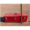 Image 4 : Red Tool Box (26"x11") W/ Misc. Tools