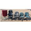 Image 1 : (5) Rolling Office Chairs