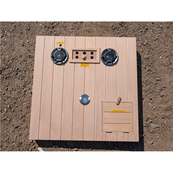 Dry Sauna Indoor Ceiling w/ Speaker System (Great Condition)