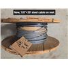 Image 1 : New 1/8"x39' Steel Cable On Reel