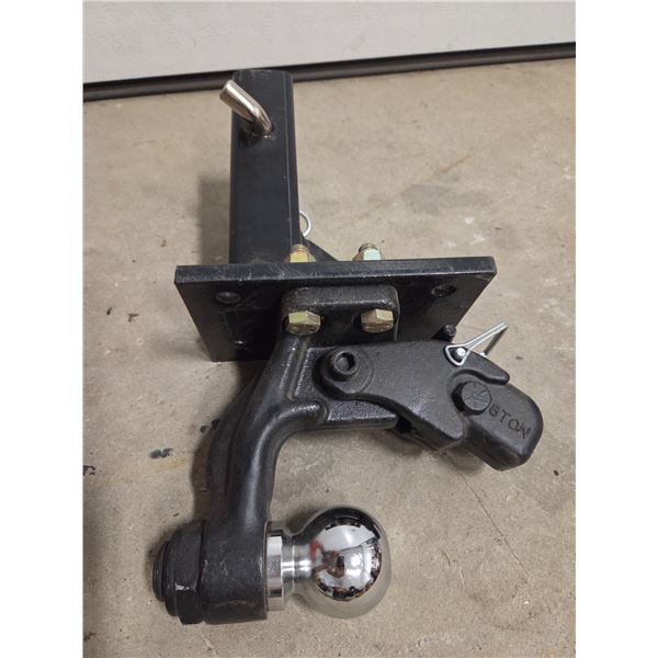 New 12,000 LB. 2 5/16" Ball Pintle Hitch w/ Tube Mount