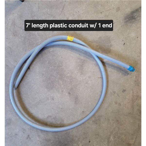 7' Length Plastic Conduit w/ 1 end