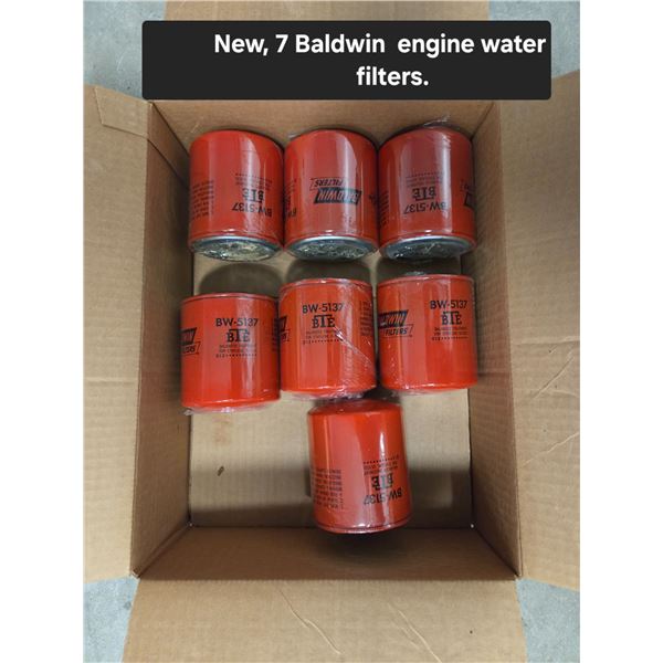 New 7 Baldwin Engine Water Filters
