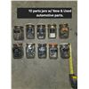 Image 1 : 10 Parts Jars w/ New and Used Automotive Parts