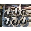 Image 1 : Heavy-duty caster wheels x6