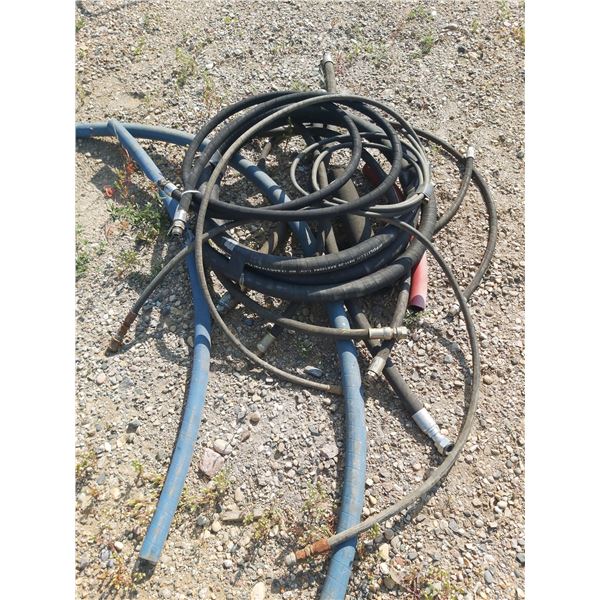 Lot of misc. pipes (Hydraulic hoses)