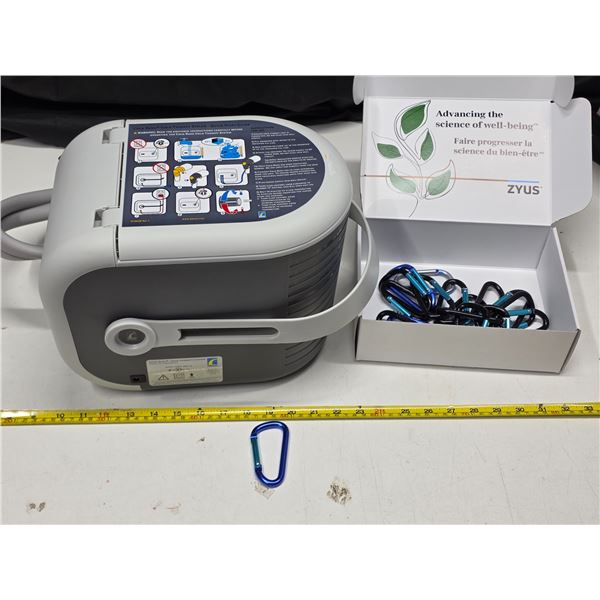 Cold therapy system and carabiners