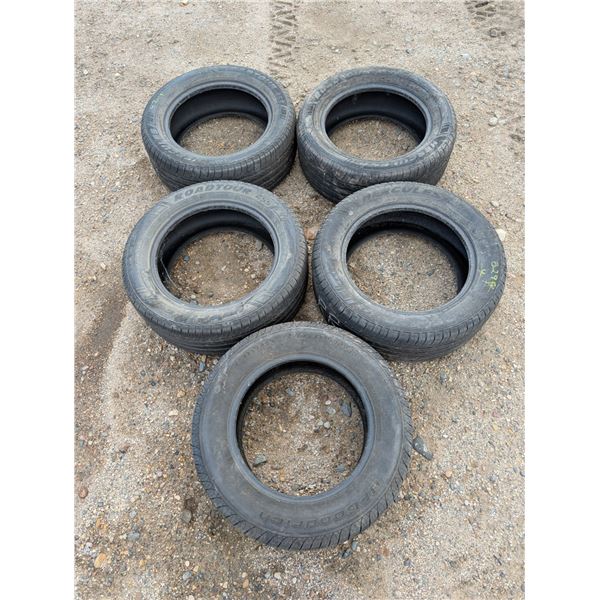 Set of Hercules 235/55r17 Tires and Spare Premiere touring Tire