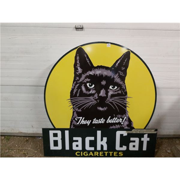 Black Cat sign 4'x 4' - plexiglass fantasy sign