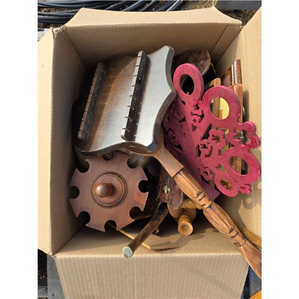 Lot of wood decore