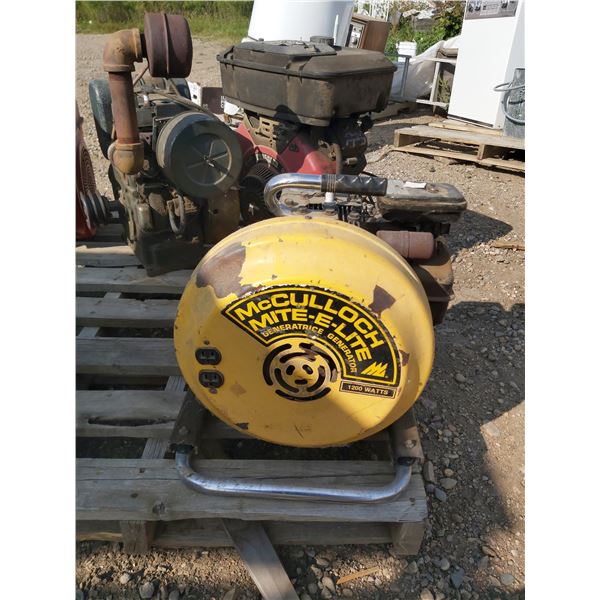 4-cycle engine McCulloch 3HP AT 3600 rpm 127cc