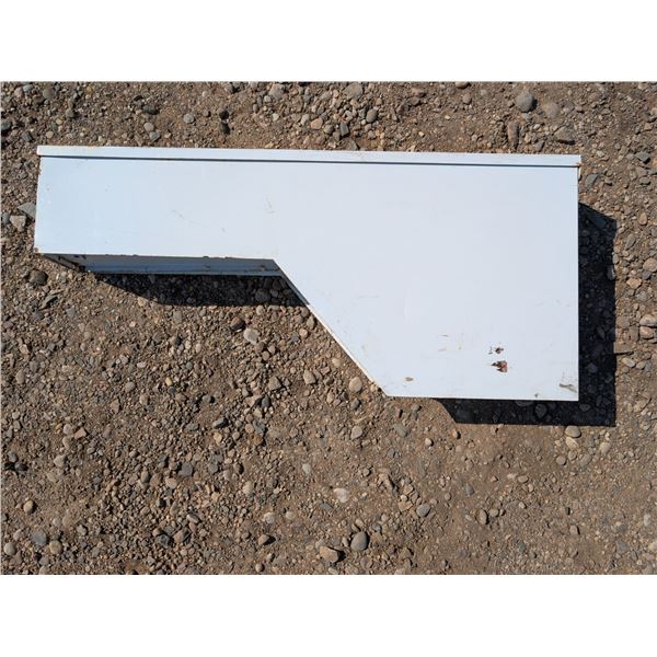 White Truck Bed 48"x10-22"x 8"