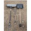 Image 1 : Lot of Misc. Shovels (1) Gravel and etc. (2) Snow