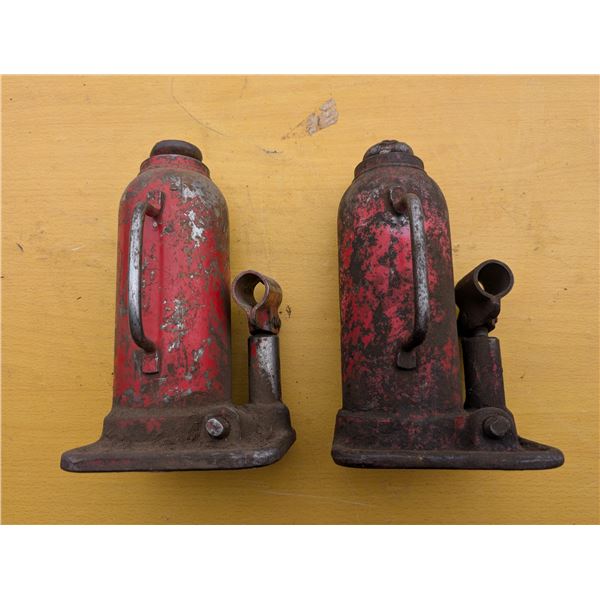 (2) Vintage Hydraulic Bottle Jacks