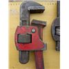 Image 2 : (2) Large Pipe Wrenches (Slight Bend on Each and Ok Condition)
