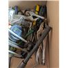 Image 2 : Box full of Misc. Tools (Screwdrivers, Squares, Pliers, and etc.)