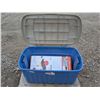 Image 1 : LG. Rubbermaid Storage Box and Heat Pad for Dogs Remote Trainer (Both w/ original Boxes)