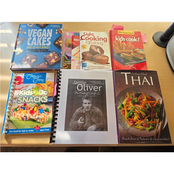 Lot of cooking books