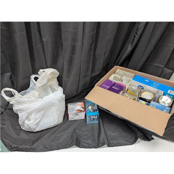 Box fullof Misc. Light Bulbs (New-Used)