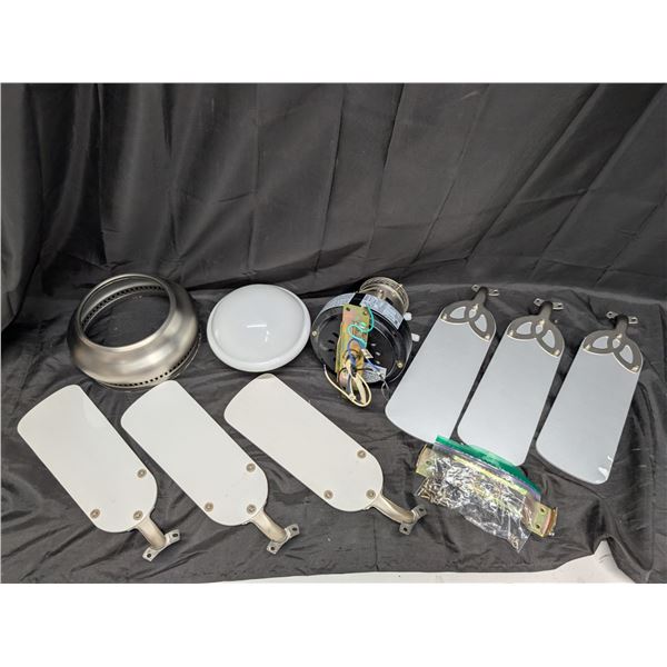 6 Blade Celling Fan 10.5" (Good Condition, Not Tested)