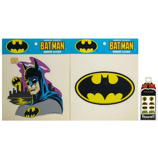 A Collection of Batman Stickers.