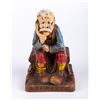 Image 1 : A “Pinocchio” Geppetto Wood-Composition Figurine.