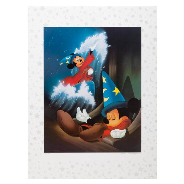 A Mickey Mouse “Apprentice’s Dream” Lithograph.
