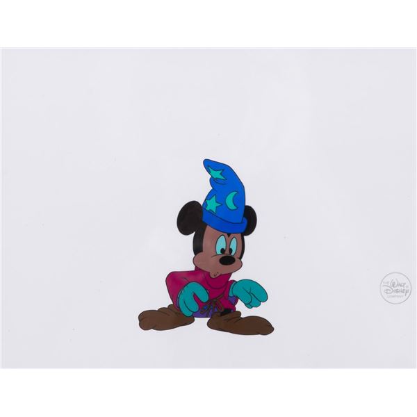 An Academy Awards Sorcerer Mickey Production Cel and Drawing.