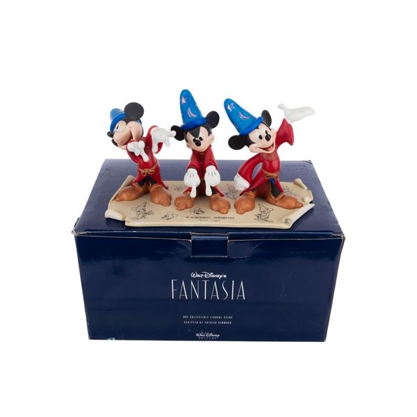 A Sorcerer Mickey Model Sheet Figural Scene.