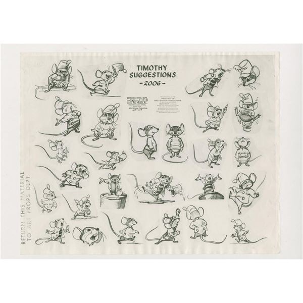 A “Dumbo” Timothy Photostat Model Sheet.