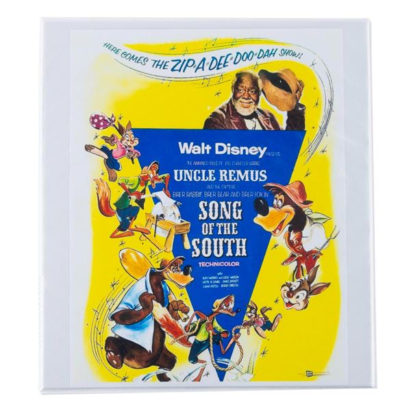 A Reproduction "Song of the South" Cutting Continuity Script.