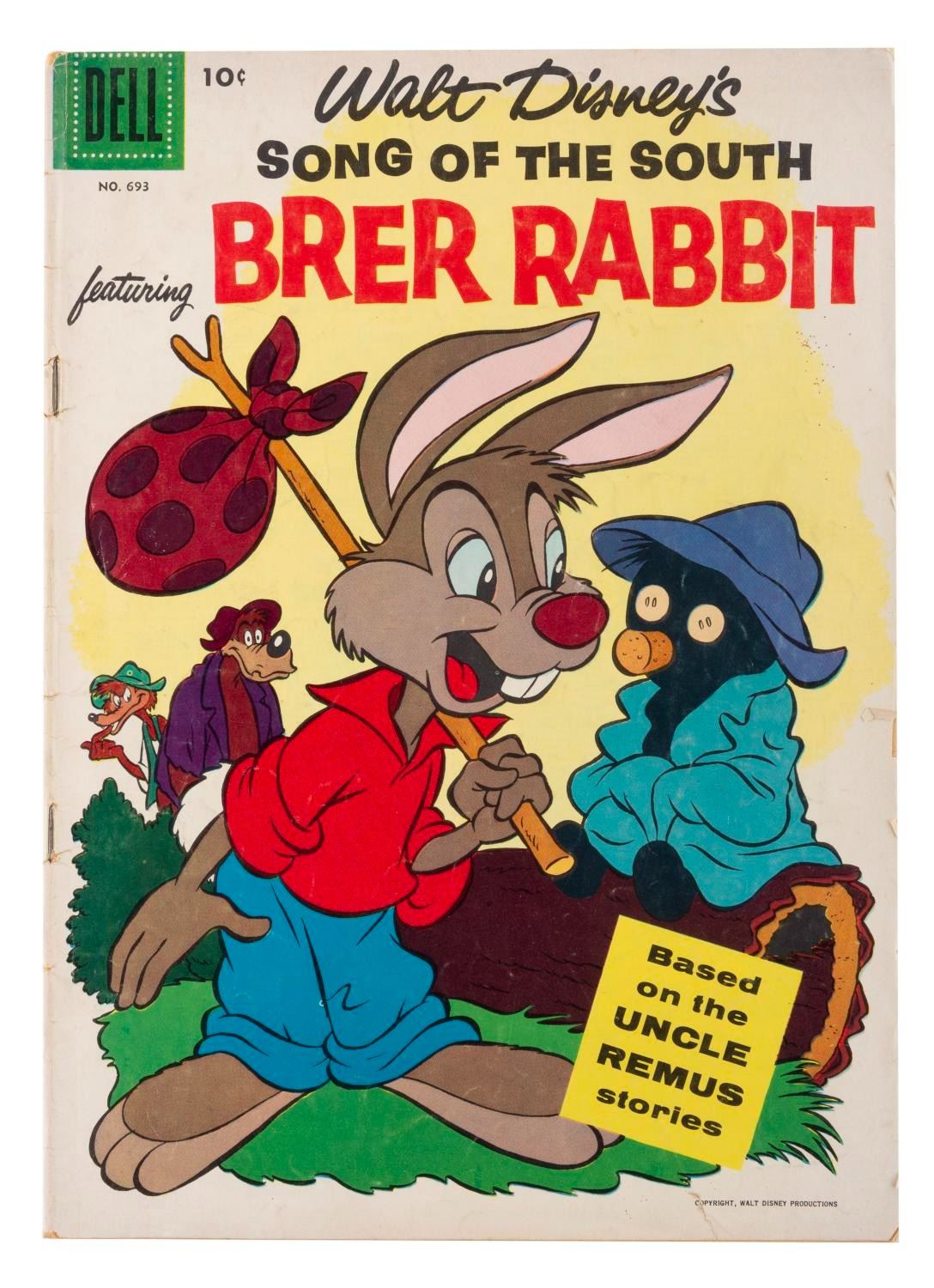 Breir Rabbit A Song of the South Brer Rabbit Comic Book.