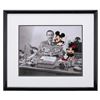 Image 2 : A Framed "From the Desk of Walt Disney" Hand-Painted Cel.