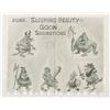 Image 2 : A “Sleeping Beauty” Goons Photostat Model Sheet.