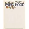 Image 1 : A Sheet of “Robin Hood” Stationery.