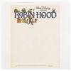 Image 4 : A Sheet of “Robin Hood” Stationery.