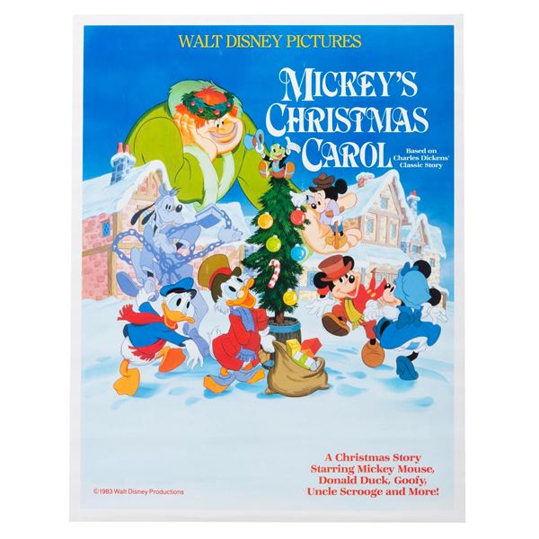 A “Mickey’s Christmas Carol” Poster.
