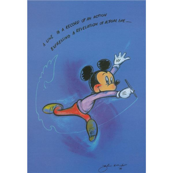A Mickey Mouse Motivational "Expression" Print.