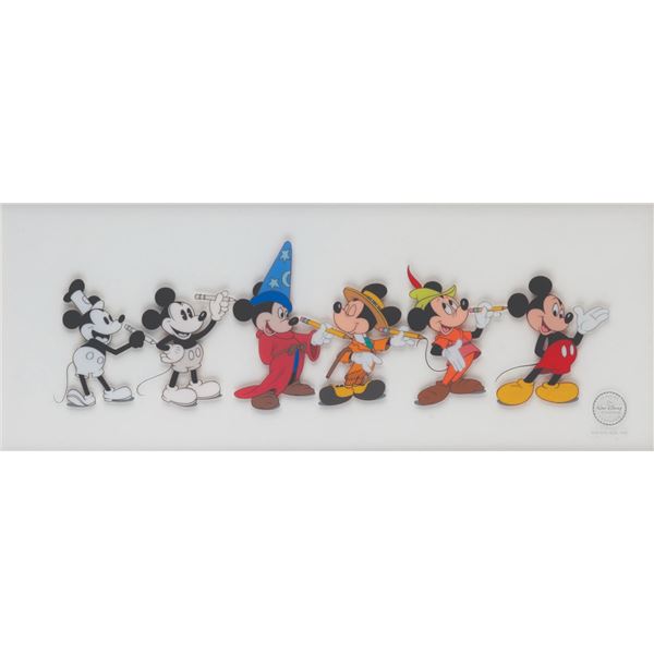 A “Mickey Through the Years” Sericel.
