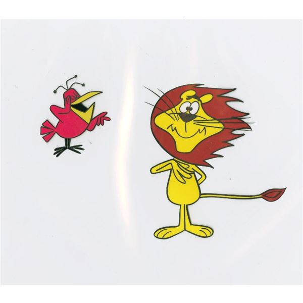 A “Linus King of Beasts” Original Production Cel and Drawings.
