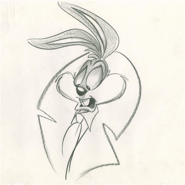 A “Tiny Toon Adventures” Buster Development Drawing.