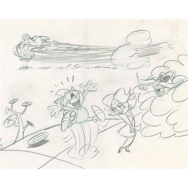 An “Adventures of Sonic the Hedgehog” Production Drawing.