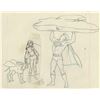 Image 1 : A “Superman” Opening Title Layout Drawing.