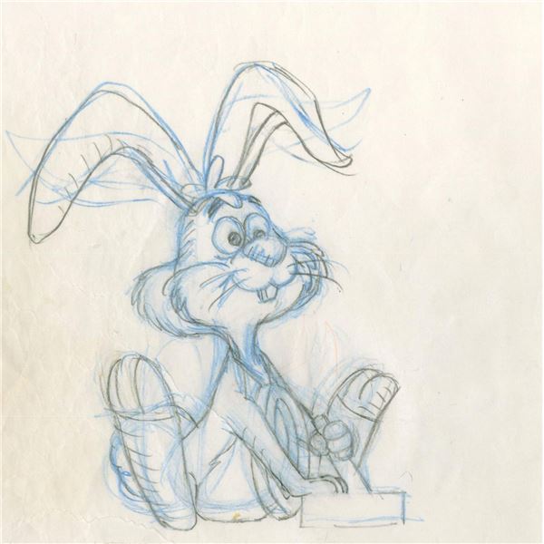 A Nesquik Bunny Production Drawing.