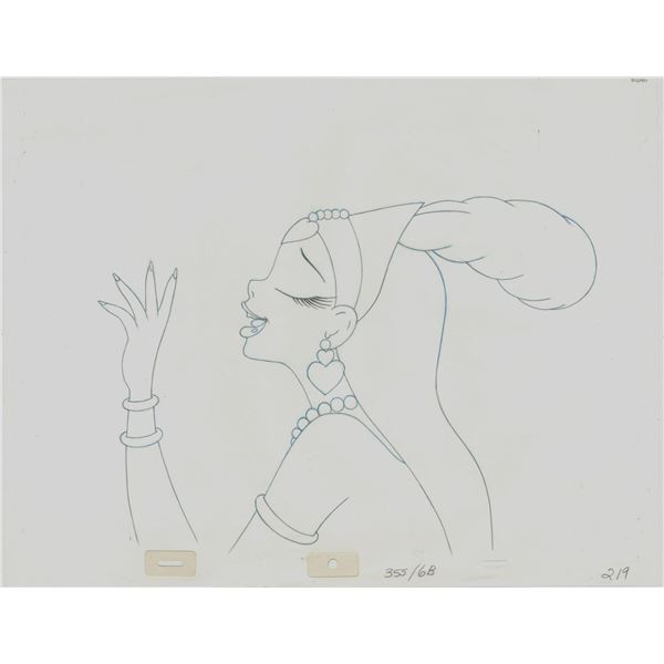 A “Thief and the Cobbler” Original Production Drawing.