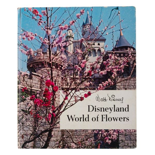 A Disneyland World of Flowers Souvenir Book.